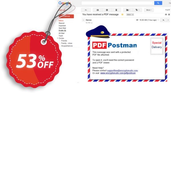 PDF Postman for Outlook Coupon, discount 25% OFF PDF Postman for Outlook, verified. Promotion: Best discounts code of PDF Postman for Outlook, tested & approved