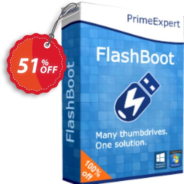 FlashBoot Pro Coupon, discount 50% OFF FlashBoot Pro, verified. Promotion: Wonderful sales code of FlashBoot Pro, tested & approved