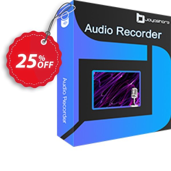 JOYOshare Audio Recorder Coupon, discount 25% OFF JOYOshare Audio Recorder, verified. Promotion: Fearsome sales code of JOYOshare Audio Recorder, tested & approved