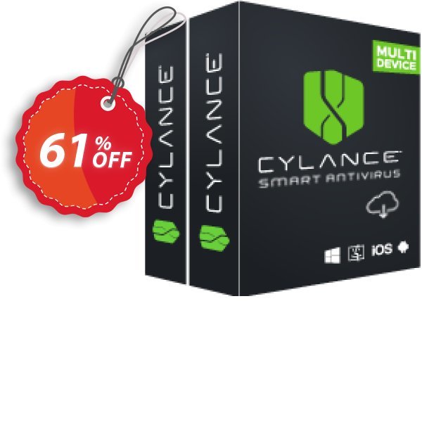 Cylance Smart Antivirus Yearly / 1 device Coupon, discount 60% OFF Cylance Smart Antivirus 1 year / 1 device, verified. Promotion: Awful deals code of Cylance Smart Antivirus 1 year / 1 device, tested & approved