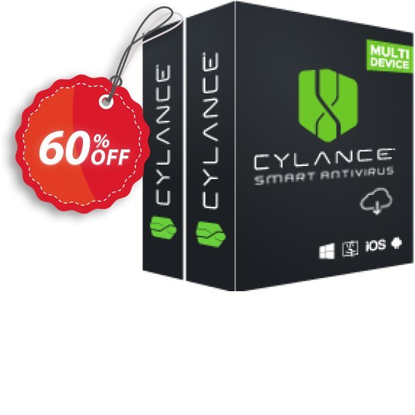 Cylance Smart Antivirus Yearly / 5 devices Coupon, discount 60% OFF Cylance Smart Antivirus 1 year / 5 devices, verified. Promotion: Awful deals code of Cylance Smart Antivirus 1 year / 5 devices, tested & approved