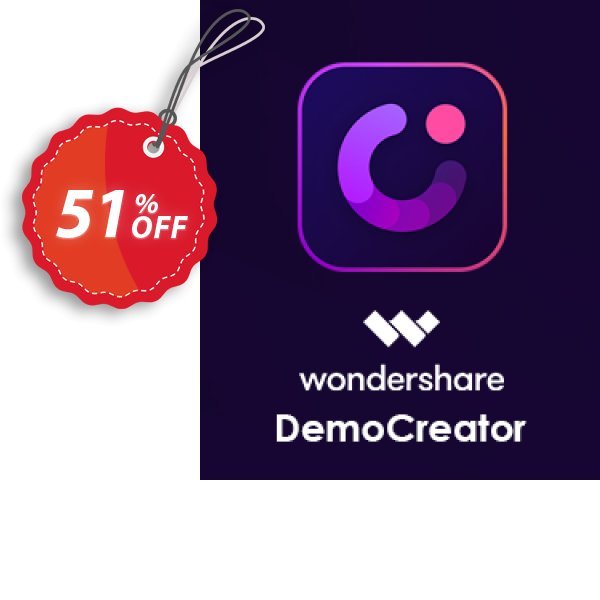 Wondershare DemoCreator for MAC Coupon, discount 51% OFF Wondershare DemoCreator for MAC, verified. Promotion: Wondrous discounts code of Wondershare DemoCreator for MAC, tested & approved