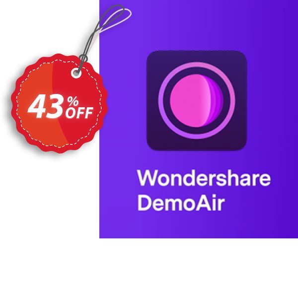 Wondershare DemoAir Monthly plan Coupon, discount 35% OFF Wondershare DemoAir Monthly plan, verified. Promotion: Wondrous discounts code of Wondershare DemoAir Monthly plan, tested & approved