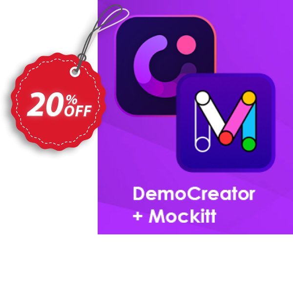 Bundle: Wondershare DemoCreator + Mockitt Coupon, discount Halloween Sale | Get Up to 20% OFF. Promotion: Wondrous discounts code of Bundle: Wondershare DemoCreator + Mockitt, tested & approved
