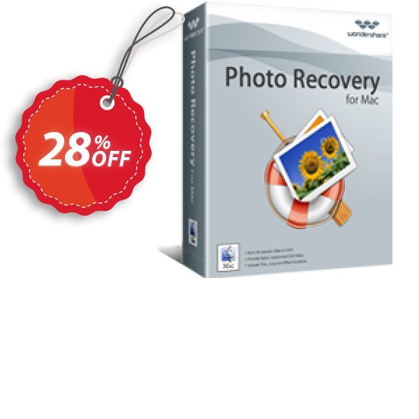 Wondershare Photo Recovery for MAC Coupon, discount Halloween Sale | Get Up to 20% OFF. Promotion:
