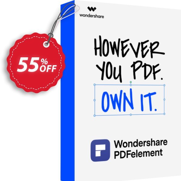Wondershare PDFelement 10 for MAC Coupon, discount 55% OFF Wondershare PDFelement 10 for Mac, verified. Promotion: Wondrous discounts code of Wondershare PDFelement 10 for Mac, tested & approved