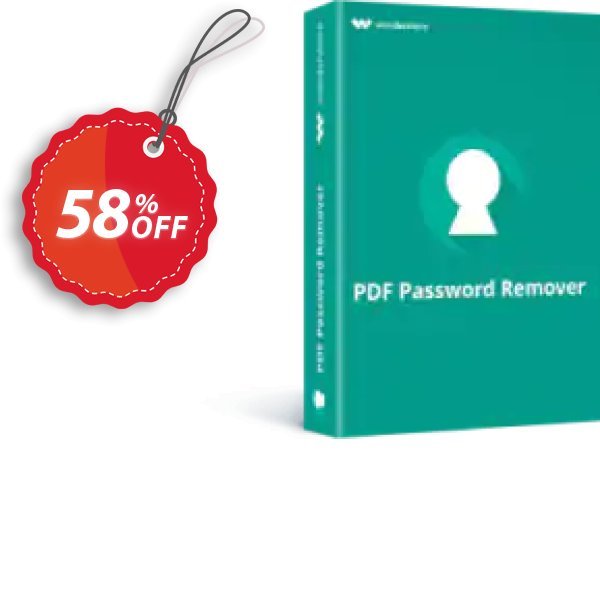 Wondershare PDF Password Remover Coupon, discount Winter Sale 30% Off For PDF Software. Promotion: 