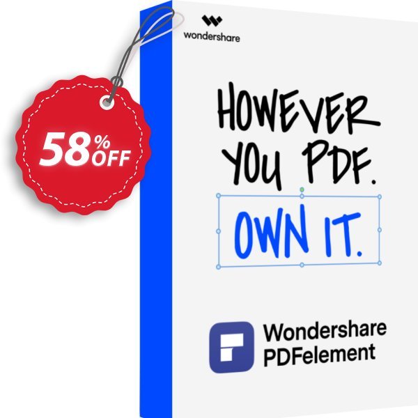 PDFelement Pro Bundle for MAC+iOS+Cloud Coupon, discount 58% OFF PDFelement Pro Bundle for Mac+iOS+Cloud, verified. Promotion: Wondrous discounts code of PDFelement Pro Bundle for Mac+iOS+Cloud, tested & approved