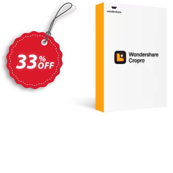 Wondershare Cropro Professional for MAC Coupon, discount 31% OFF Wondershare Cropro Professional for MAC, verified. Promotion: Wondrous discounts code of Wondershare Cropro Professional for MAC, tested & approved