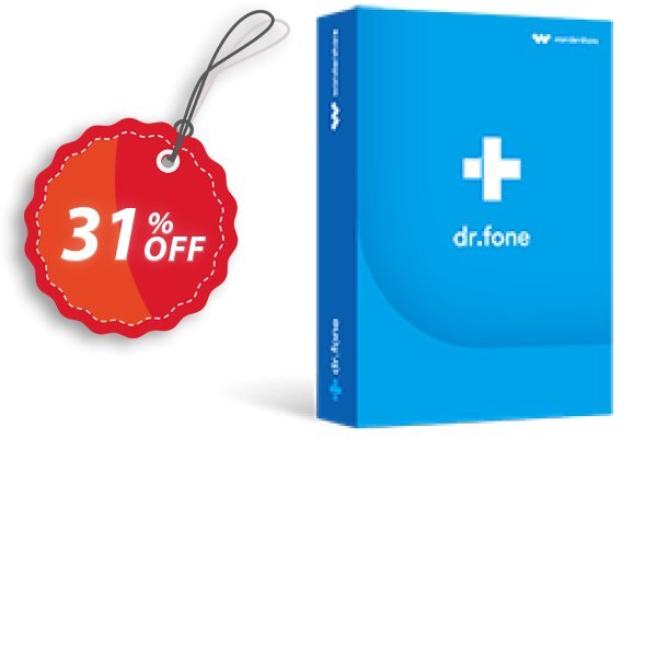 dr.fone, MAC - iOS Toolkit Coupon, discount Dr.fone all site promotion-30% off. Promotion: 30% Wondershare Software (8799)