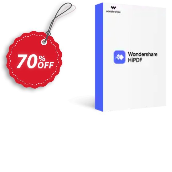 Wondershare HiPDF Pro Coupon, discount Winter Sale 30% Off For PDF Software. Promotion: 30% Wondershare Software (8799)