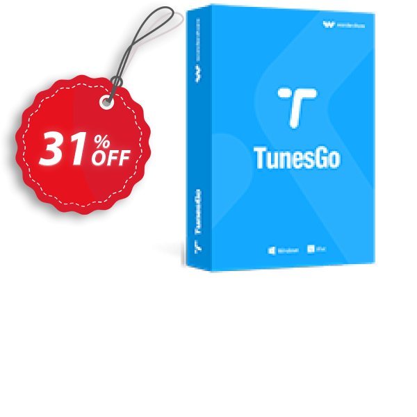 TunesGo MAC, Suite Lifetime Plan Coupon, discount Back to School 2024. Promotion: dreaded promotions code of Wondershare TunesGo (Mac) 2024