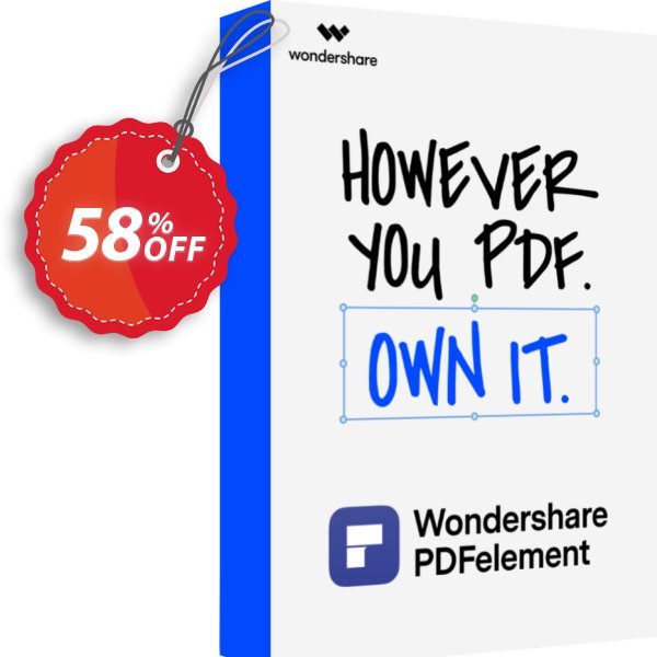 Wondershare PDFelement with OCR, Lifetime  Coupon, discount 58% OFF Wondershare PDFelement with OCR (Lifetime), verified. Promotion: Wondrous discounts code of Wondershare PDFelement with OCR (Lifetime), tested & approved