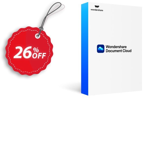 Wondershare Document Cloud Coupon, discount 26% OFF Wondershare Document Cloud, verified. Promotion: Wondrous discounts code of Wondershare Document Cloud, tested & approved