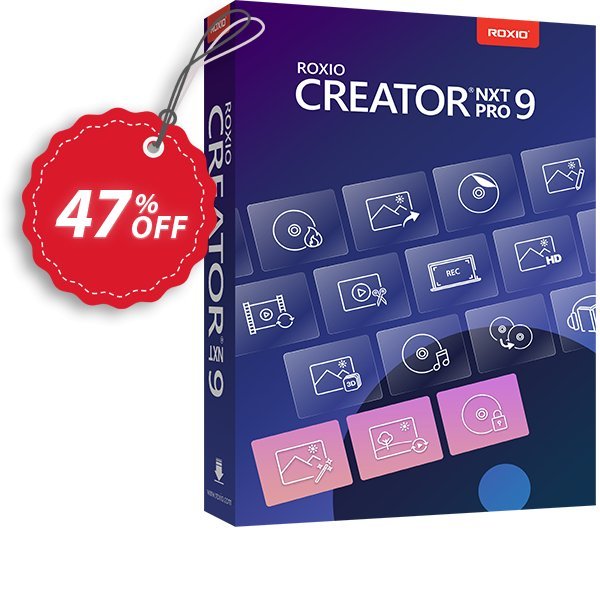 Roxio Creator NXT Pro 9 Coupon, discount 47% OFF Roxio Creator NXT Pro 8, verified. Promotion: Excellent discounts code of Roxio Creator NXT Pro 8, tested & approved