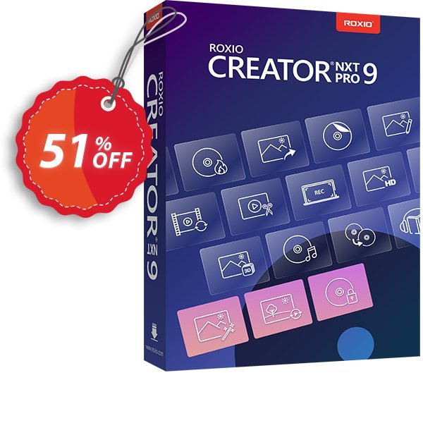 Roxio Creator NXT Pro 9 Upgrade Coupon, discount 51% OFF Roxio Creator NXT Pro 8 Upgrade, verified. Promotion: Excellent discounts code of Roxio Creator NXT Pro 8 Upgrade, tested & approved