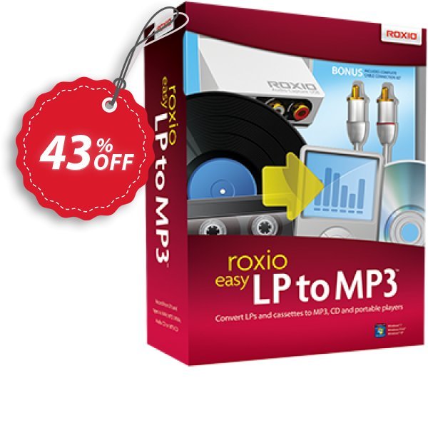 Roxio Easy LP to MP3 Coupon, discount 43% OFF Roxio Easy LP to MP3, verified. Promotion: Excellent discounts code of Roxio Easy LP to MP3, tested & approved