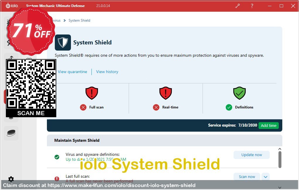 Iolo System Shield coupon codes for Space Day with 75% OFF, May 2025 - Make4fun