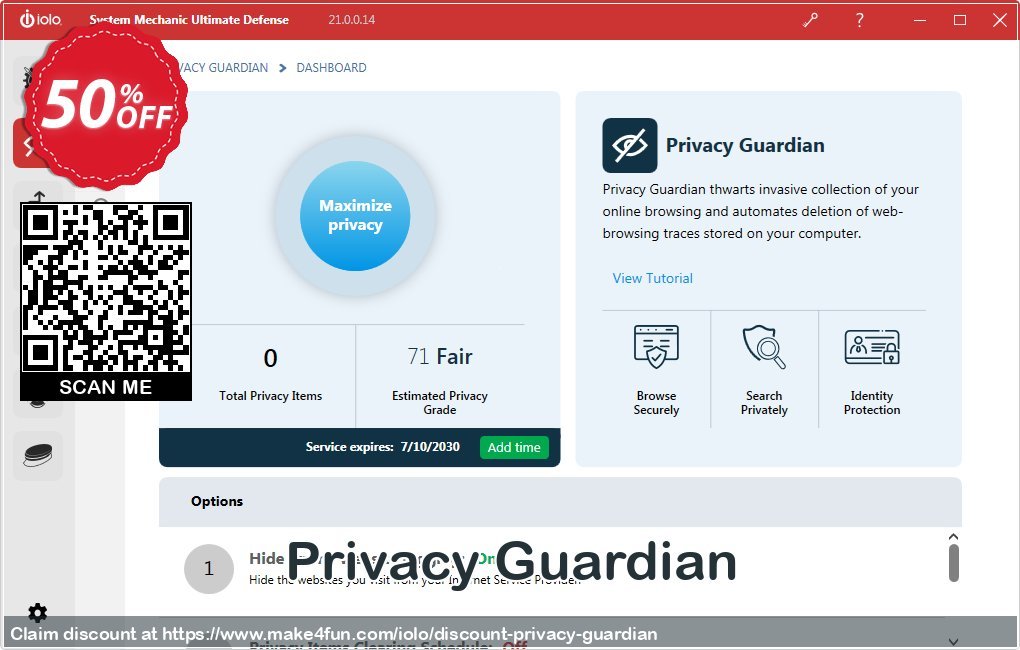 Privacy guardian coupon codes for Mom's Day with 55% OFF, May 2024 - Make4fun