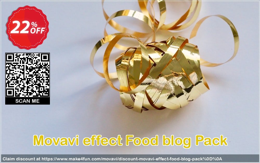 Movavi effect food blog pack coupon codes for Valentine's Day with 25% OFF, March 2024 - Make4fun