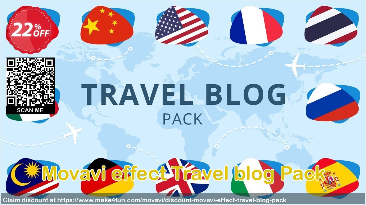 Movavi effect travel blog pack coupon codes for Mom's Special Day with 25% OFF, May 2024 - Make4fun