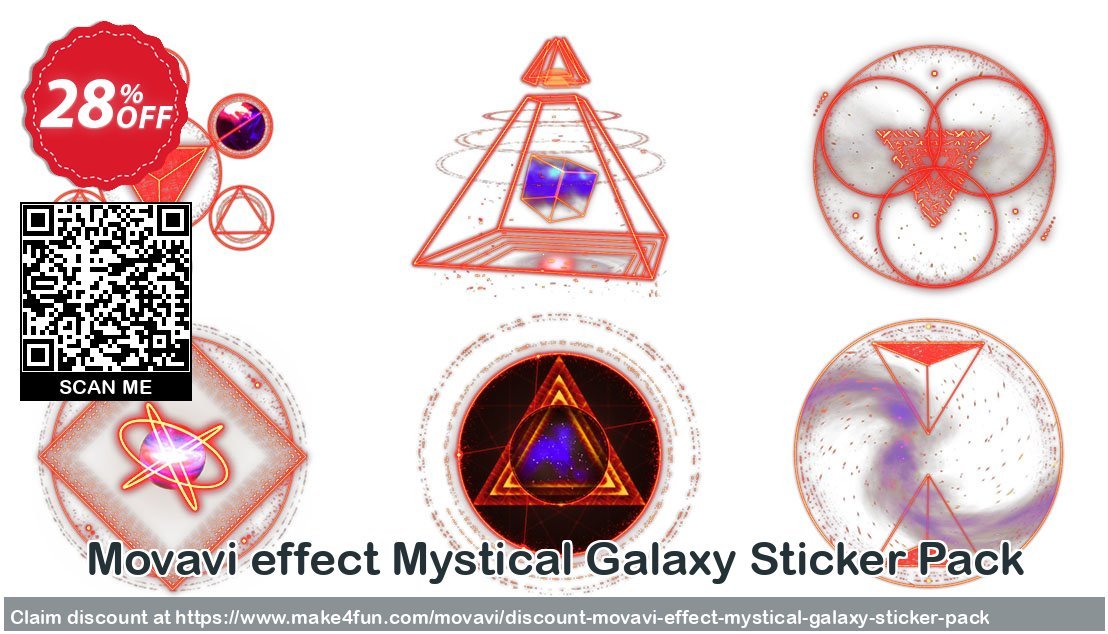 Movavi effect mystical galaxy sticker pack coupon codes for Love Day with 25% OFF, March 2024 - Make4fun