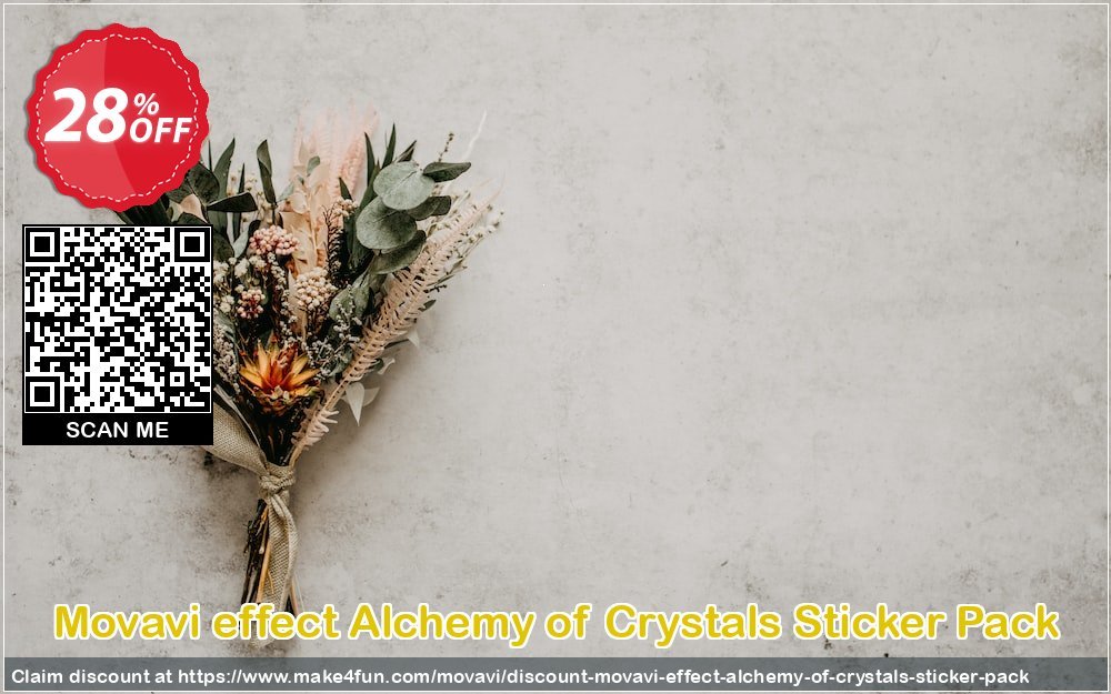 Movavi effect alchemy of crystals sticker pack coupon codes for Mom's Day with 25% OFF, May 2024 - Make4fun
