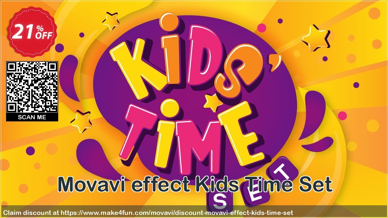 Movavi Effect Kids Time Set coupon codes for Mom's Day with 25% OFF, May 2025 - Make4fun
