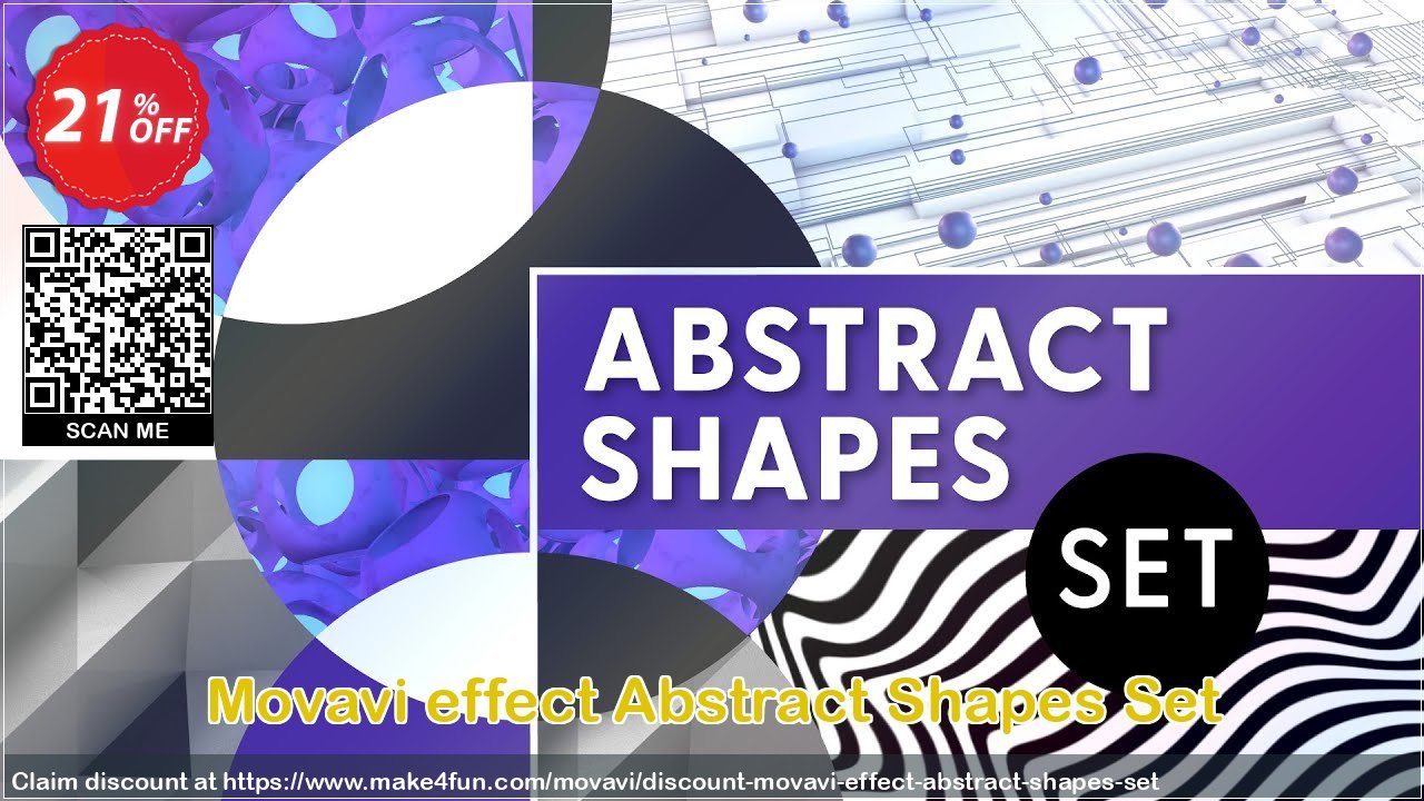 Movavi Effect Abstract Shapes Set coupon codes for Teacher Appreciation with 25% OFF, May 2025 - Make4fun