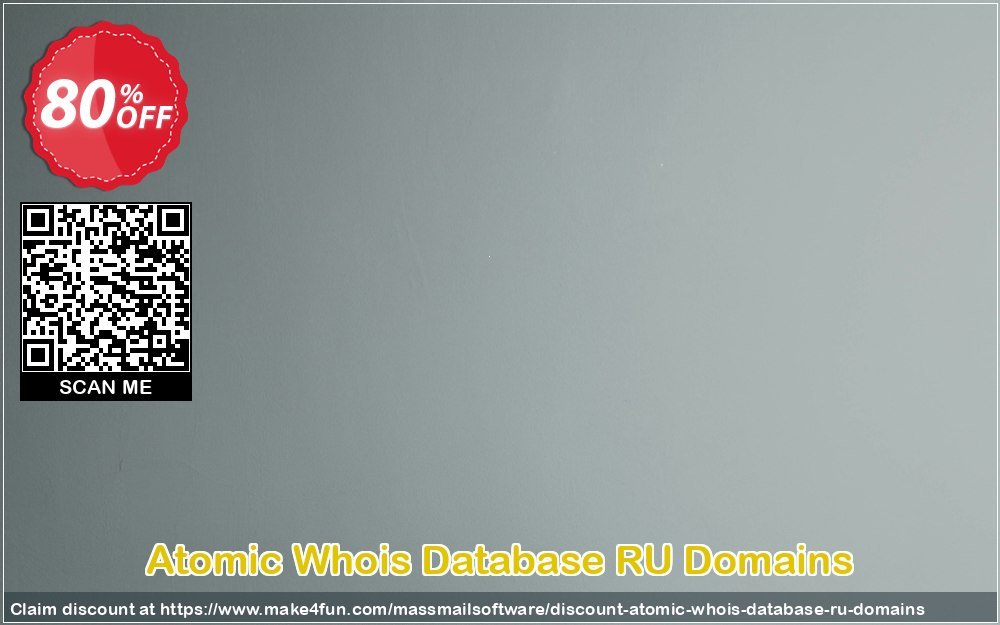 Atomic Whois Database Ru Domains coupon codes for Space Day with 85% OFF, May 2025 - Make4fun