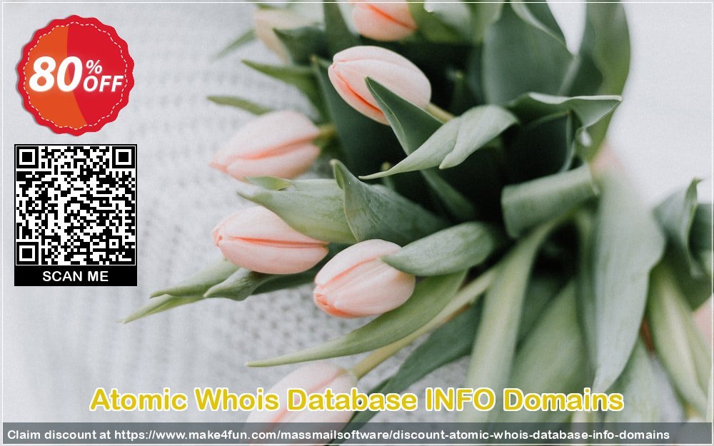 Atomic whois database info domains coupon codes for Mom's Day with 85% OFF, May 2024 - Make4fun