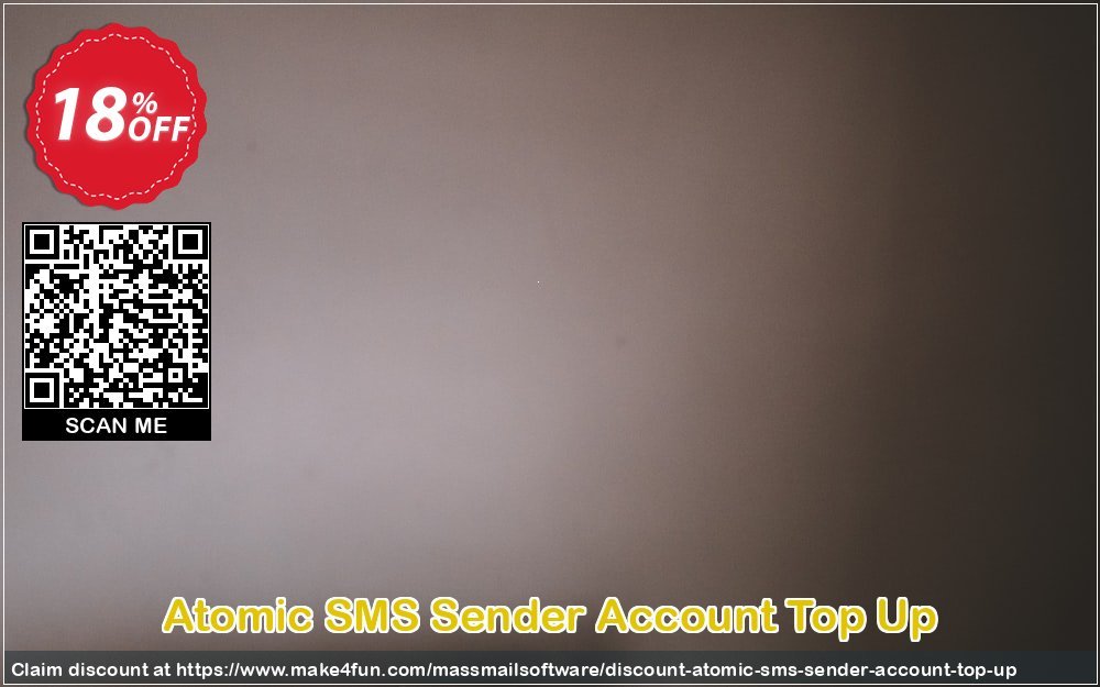 Atomic Sms Sender Account Top Up coupon codes for Space Day with 15% OFF, May 2025 - Make4fun