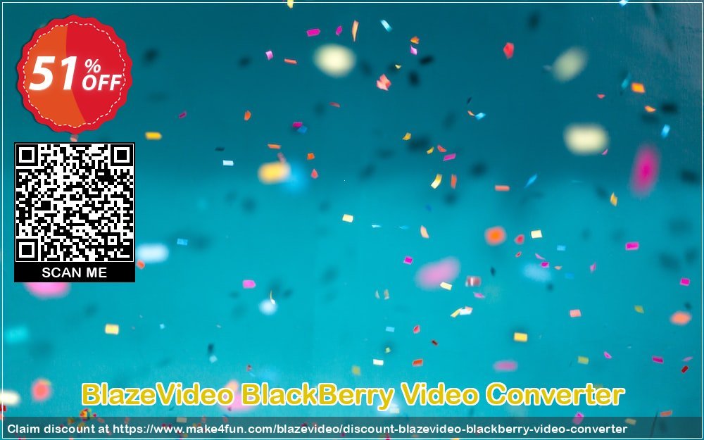Blazevideo Blackberry Video Converter coupon codes for Mom's Special Day with 55% OFF, May 2025 - Make4fun