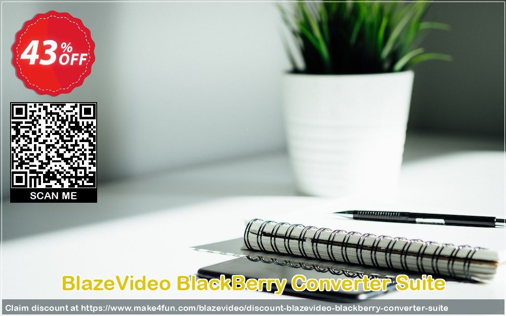 Blazevideo Blackberry Converter Suite coupon codes for Mom's Special Day with 45% OFF, May 2025 - Make4fun