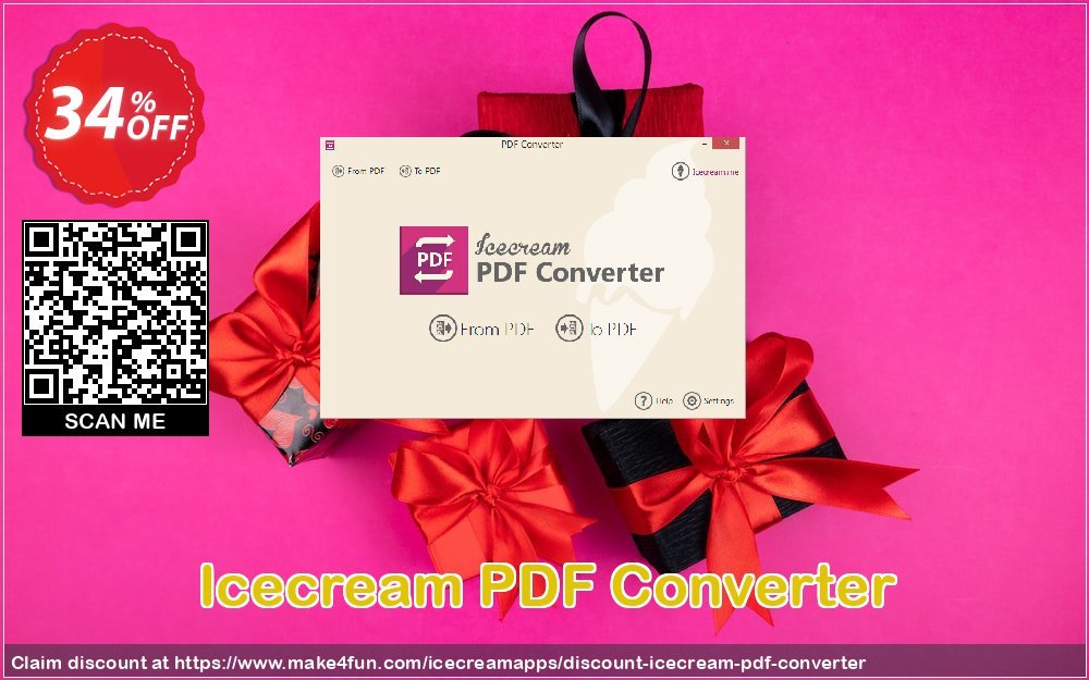 Icecream pdf converter coupon codes for Mom's Day with 35% OFF, May 2024 - Make4fun
