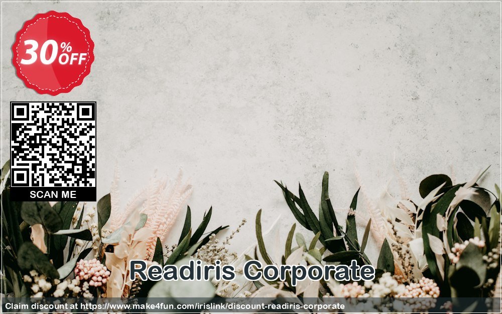 Readiris corporate coupon codes for Mom's Special Day with 35% OFF, May 2024 - Make4fun