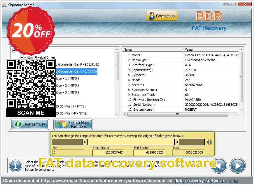 Fat Data Recovery Software coupon codes for #mothersday with 25% OFF, May 2025 - Make4fun