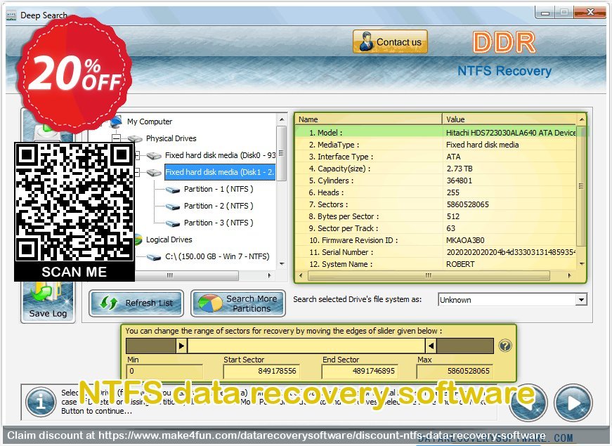 Ntfs Data Recovery Software coupon codes for Mom's Special Day with 25% OFF, May 2025 - Make4fun