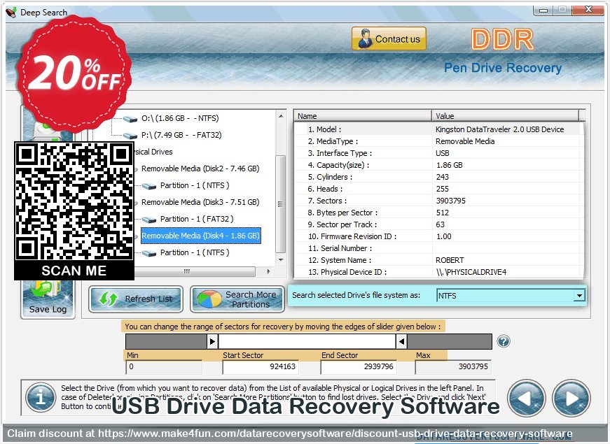 Usb drive data recovery software coupon codes for #mothersday with 25% OFF, May 2024 - Make4fun