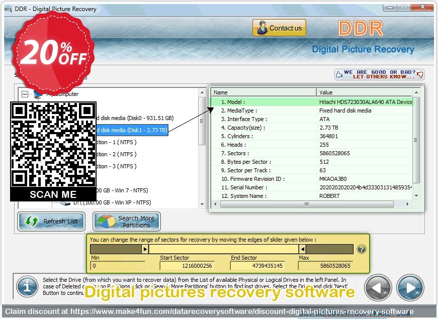 Digital pictures recovery software coupon codes for Mom's Day with 25% OFF, May 2024 - Make4fun