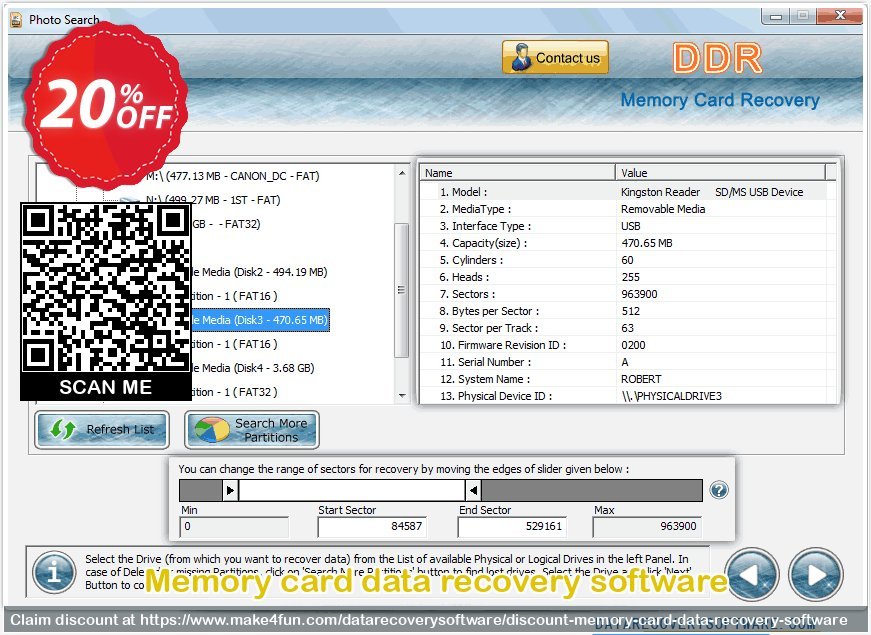 Memory Card Data Recovery Software coupon codes for Mom's Day with 25% OFF, May 2025 - Make4fun