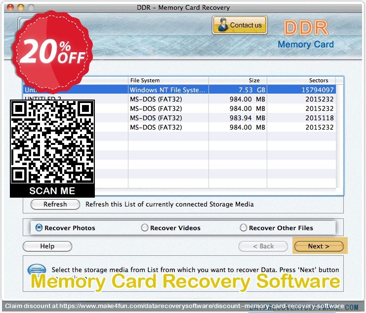  Memory Card Recovery Software coupon codes for Mom's Special Day with 25% OFF, May 2025 - Make4fun