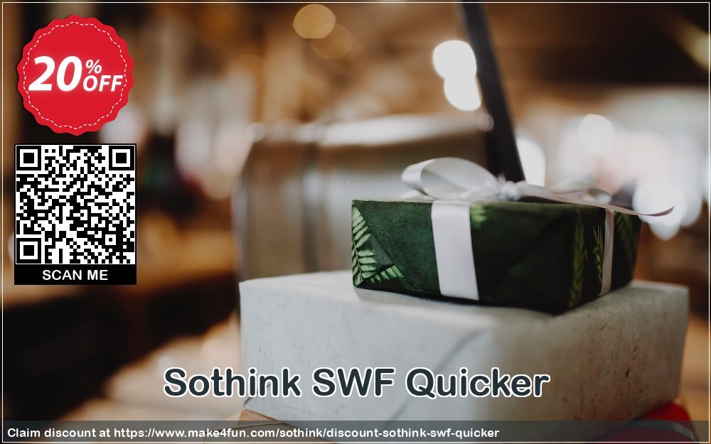Sothink swf quicker coupon codes for Mom's Day with 25% OFF, May 2024 - Make4fun