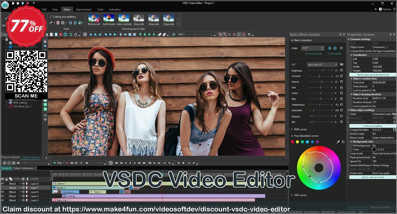 Vsdc Video Editor coupon codes for Bike Commute Day with 80% OFF, May 2025 - Make4fun