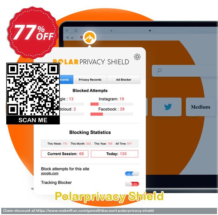 Polarprivacy shield coupon codes for Mom's Day with 80% OFF, May 2024 - Make4fun