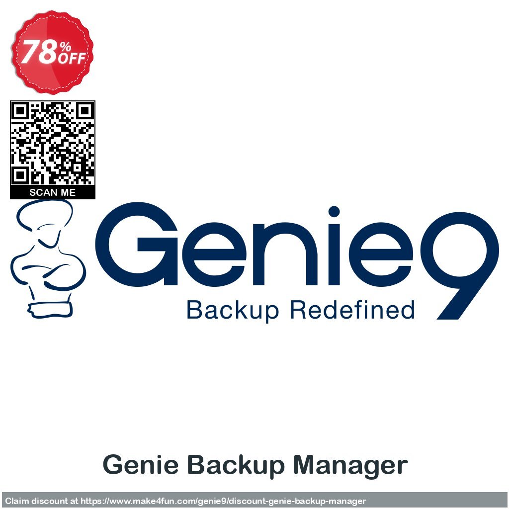 Genie Backup Manager coupon codes for Mom's Day with 80% OFF, May 2025 - Make4fun