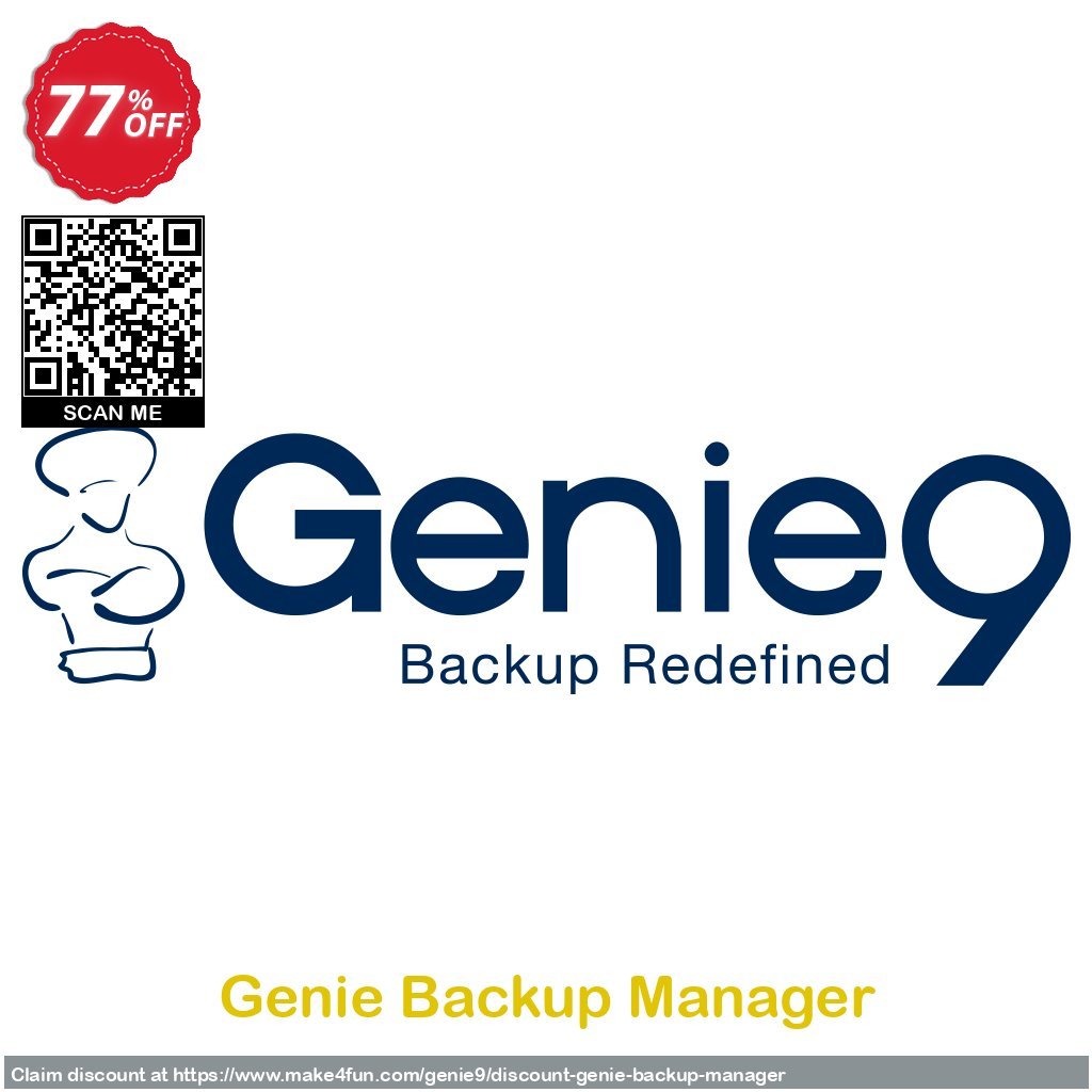 Genie Backup Manager Home coupon codes for Space Day with 80% OFF, May 2025 - Make4fun