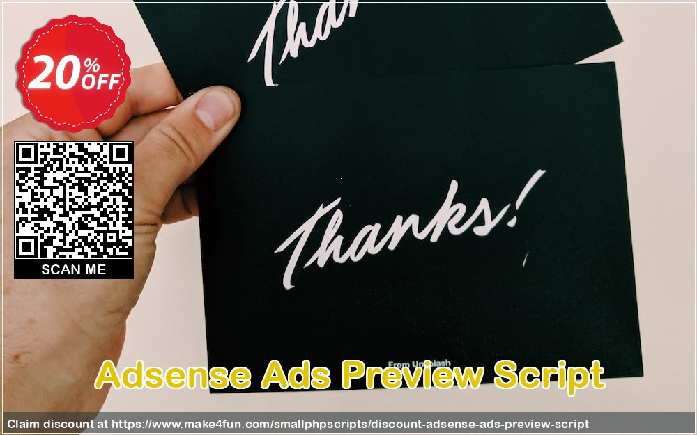 Adsense Ads Preview Script coupon codes for Teacher Appreciation with 25% OFF, May 2025 - Make4fun