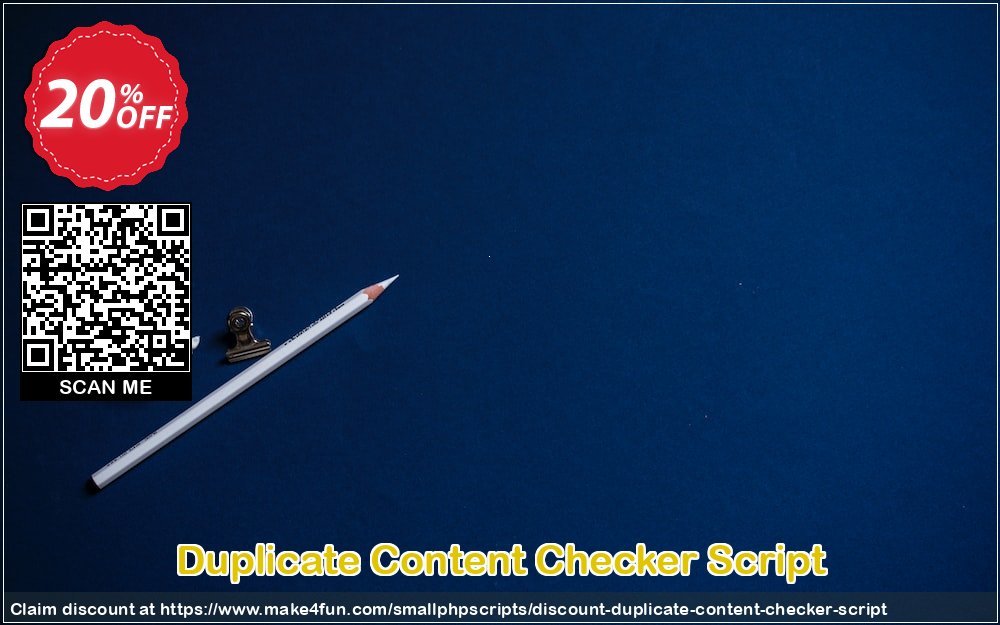 Duplicate Content Checker Script coupon codes for Space Day with 25% OFF, May 2025 - Make4fun