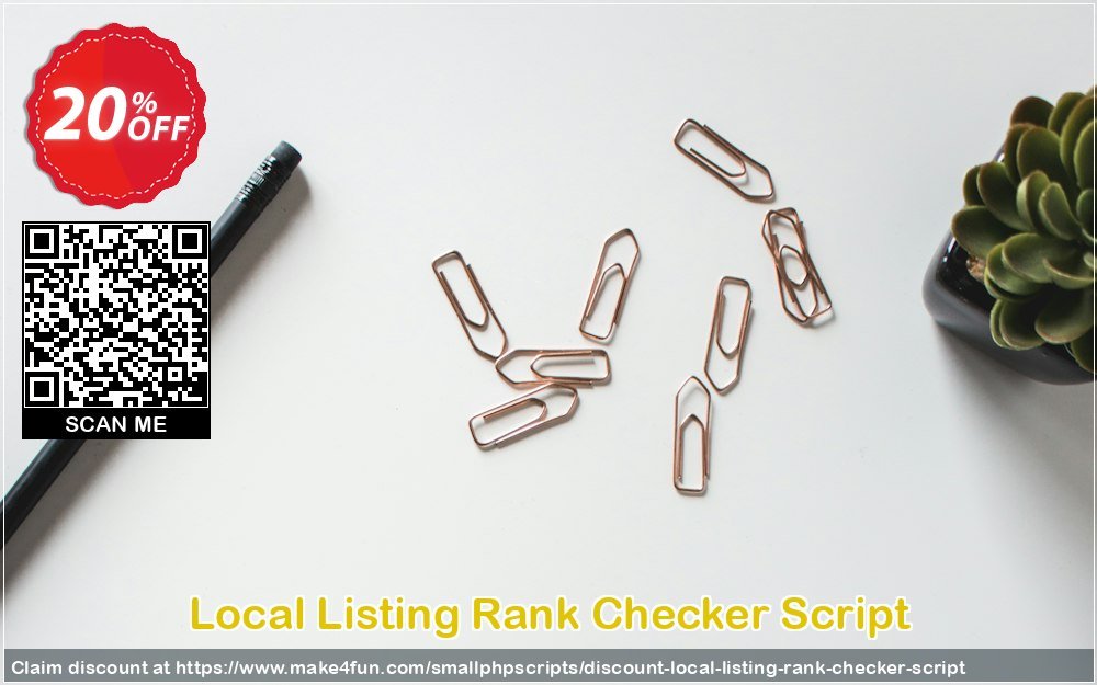 Local Listing Rank Checker Script coupon codes for Teacher Appreciation with 25% OFF, May 2025 - Make4fun
